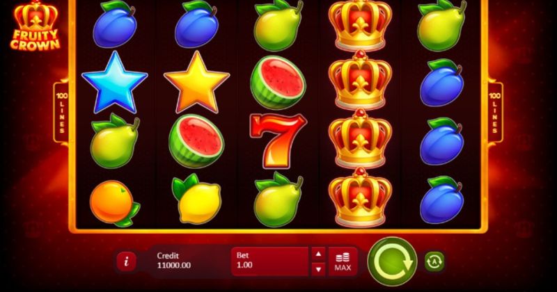 Play in Fruity Crown slot online from Playson for free now | www.divxbase.com