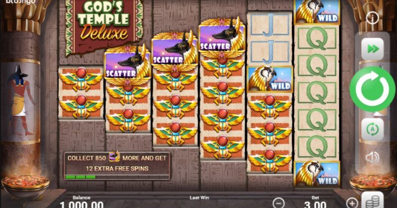 Play in God's Temple Deluxe slot online from Booongo for free now | www.divxbase.com