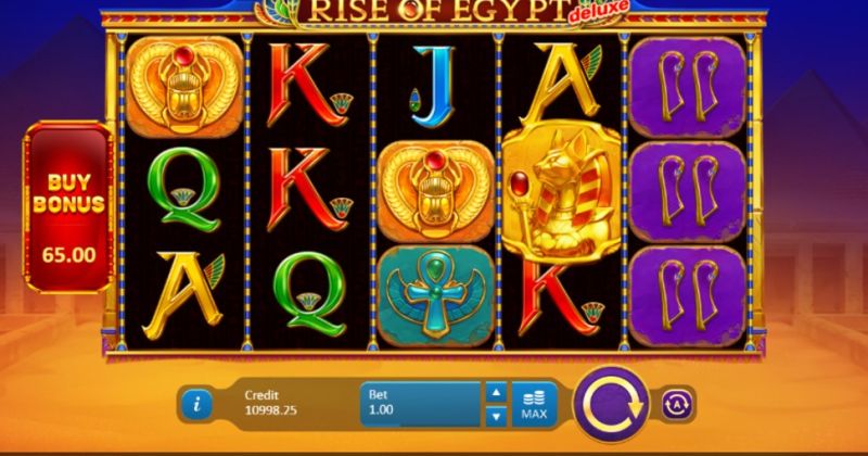 Play in Rise of Egypt: Deluxe slot online from Playson for free now | www.divxbase.com