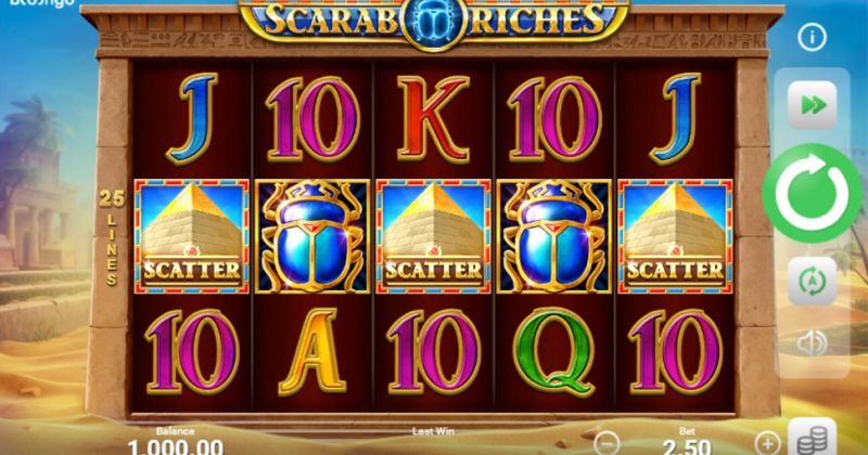 Play in Scarab Riches slot online from Booongo for free now | www.divxbase.com